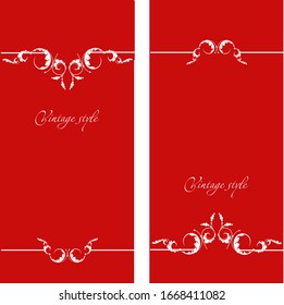 Damask vector style. Perfect for invitations and ornate backgrounds. Wedding card or invitation with abstract damask background. Abstract greeting card.