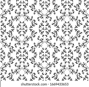 Damask vector style. Perfect for invitations and ornate backgrounds. Wedding card or invitation with abstract damask background. Abstract greeting card. Seamless swatch.