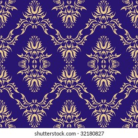 Damask (Victorian) seamless pattern