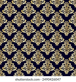 damask vintage baroque scroll ornament swirl. Retro floral leaf pattern border foliage antique acanthus calligraphy engraved tattoo print.seamless pattern