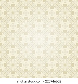 Damask vintage floral seamless pattern ,Victorian style background. Vector illustration.