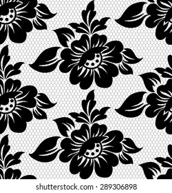 Damask vintage floral seamless pattern background, vector illustration.