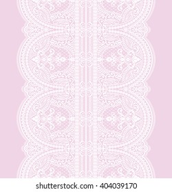 Damask vintage floral seamless pattern background, vector illustration.