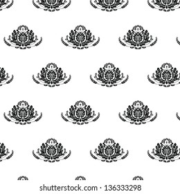 Damask wallpaper