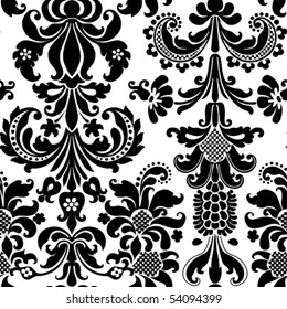 Damask wallpaper