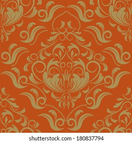 damask wallpaper. design elements. flower backdrop