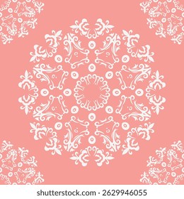 Damask Wallpaper Patterns Persian Islamic Geometric Pattern Background Folk Embroidery, Aztec Ornament Print. Design for Carpet, Wallpaper, Clothing, Wrapping, Fabric