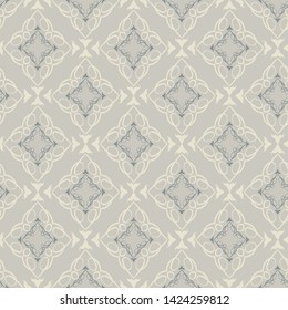 Damask wallpaper seamless in vintage style for your design vector image