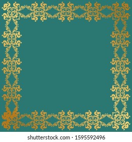 Damask wallpaper Vector illustration. Easily editable vector image.