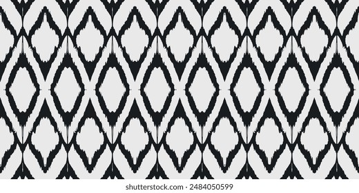 Damask white black diamond chevron , Ethnicity botanical fashion colorful drawing beautiful textile ornamental ogee endless ornament seamless trendy endless pattern illustration stripe vector print