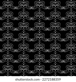 damask white black wall decor textile pattern design