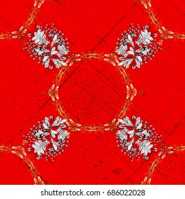 Damask white floral flower pattern background on vector. Ornate vector decoration.