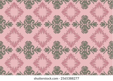 damask,seamless pattern , repeat pattern for all kind of printing such as fabric, cloths,rug,carpet,paper wrap, gift wrap etc.