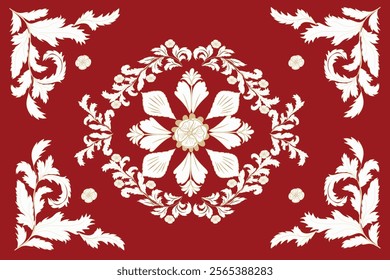 damask,seamless pattern , repeat pattern for all kind of printing such as fabric, cloths,rug,carpet,paper wrap, gift wrap etc.