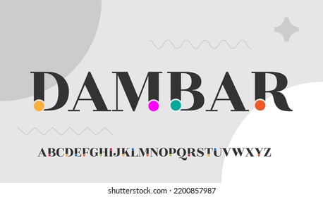 Damber Calligraphy Letter Logo Design