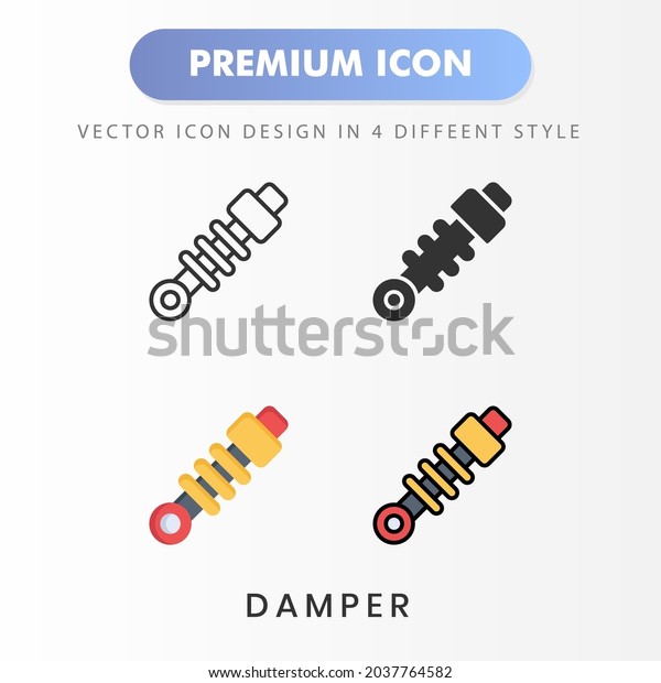 damper icon for your\
website design, logo, app, UI. Vector graphics illustration and\
editable stroke.