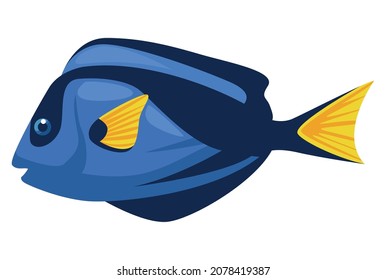 Damsel Fish Exotic Sealife Icon