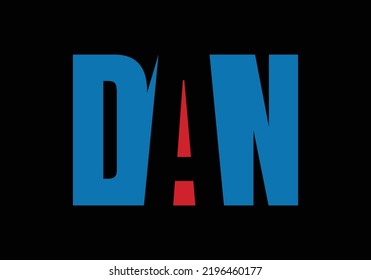 DAN Initial Monogram Letter dan Logo Design Vector Template d a n Letter Logo Design