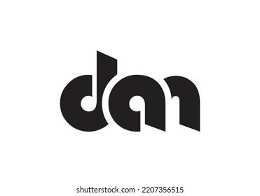 Dan Initial Monogram Letter Dan Logo Stock Vector (Royalty Free ...