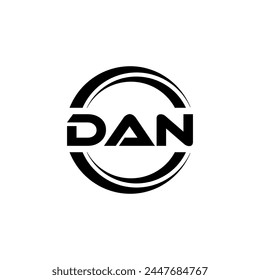 DAN Letter Logo Design, Inspiration for a Unique Identity. Modern Elegance and Creative Design. Watermark Your Success with the Striking this Logo.