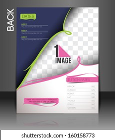 Dance Academy Back Flyer & Poster Cover Template 