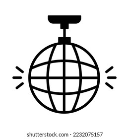 Dance ball Vector Icon fully editable

