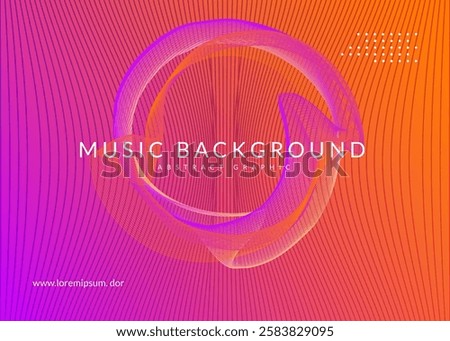 Dance Banner. Electronic Beat Invitation. Violet Edm Flyer. Fest Electro Element. Discotheque Background. Festival Cover. Green Sound Event. Pink Dance Banner