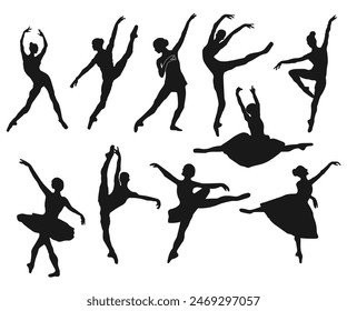 Dance Design ,  Dancer Silhouettes ,Dance Team