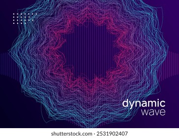Dance Event. Discotheque Concert Element. Party Flyer. Green Music Set. Electro Vector. Nightclub Disco Illustration. Violet Dj Background. Pink Dance Event