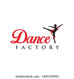 Dance Factory Logo Designs Vector Stock Vector (Royalty Free ...