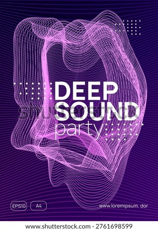 Dance Flyer. Blue Edm Set. Music Poster. Festival Cover. Green Techno Banner. Night Club Trance Element. Nightclub Disco Invitation. Pink Dance Flyer
