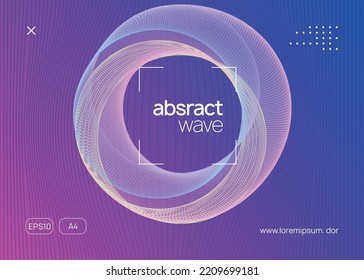 Dance flyer. Digital discotheque magazine layout. Dynamic fluid shape and line. Neon dance flyer. Electro trance music. Techno dj party. Electronic sound event. Club fest poster.