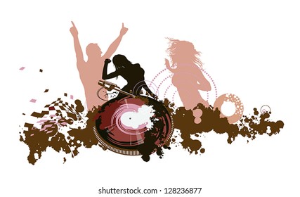 dance girls background