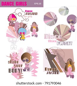 DANCE GIRLS VECTOR