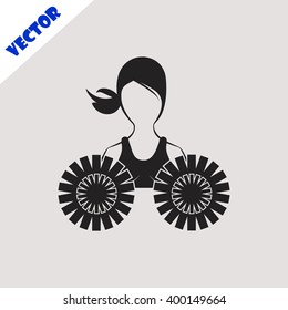 Dance group support icon.