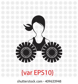 Dance group support icon.