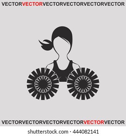 Dance group support icon.