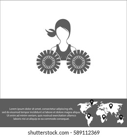 Dance group support vector  icon.