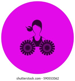 Dance group support vector  icon