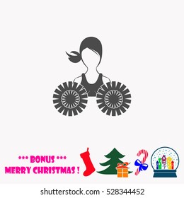 Dance group support  vector illustration.