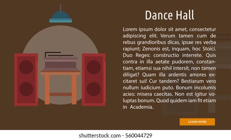 Dance Hall Conceptual Banner