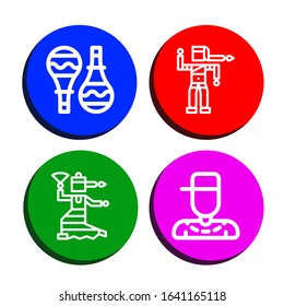 dance icon set. Collection of Maracas, Bollywood, Flamenco, Rapper icons