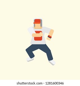 Dance Icon Vector Graphic Download Template Modern