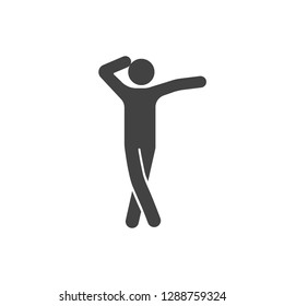 dance icon vector image