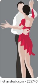 Dance Illustrations Series. Check my portfolio for much more of this series as well as thousands of similar and other great vector items.