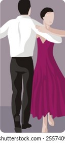 Dance Illustrations Series. Check my portfolio for much more of this series as well as thousands of similar and other great vector items.