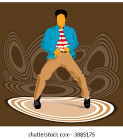 dance man vector