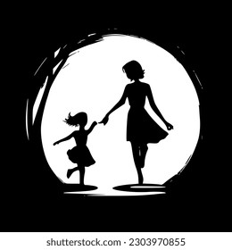 Dance Mom - High Quality Vector Logo - Vector illustration ideal for T-shirt graphic