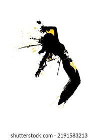 dance move vector art colorful