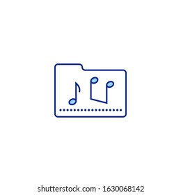 dance music creative icon. From Music icons collection. Isolated dance music sign on white background